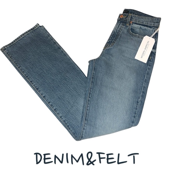 MODERN AMERICAN BROOKHAVEN HIGH BOOTCUT  Denim Jeans| Color:RIVER BLUE | NEW/NWT - Picture 6 of 9